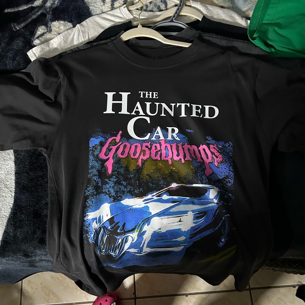 Haunted Car Kids T-Shirt - Black